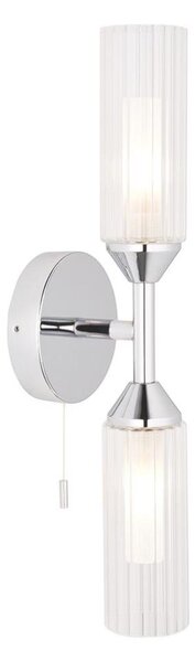 Endon NATORI 97172 - Aplica de perete pentru baie 2xG9/3W/230V IP44 crom lucios