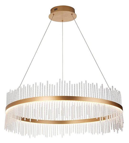Endon 107672 - Lustră LED ADRIEL dimabilă pe cablu, 83W, 230V, 3000K, aurie