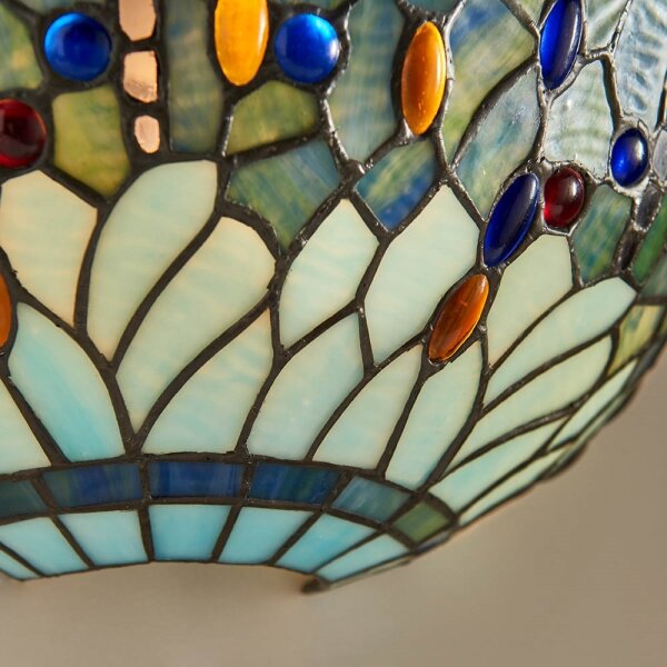 Endon 64102 - Aplică de perete Tiffany DRAGONFLY 1xE14/40W/230V