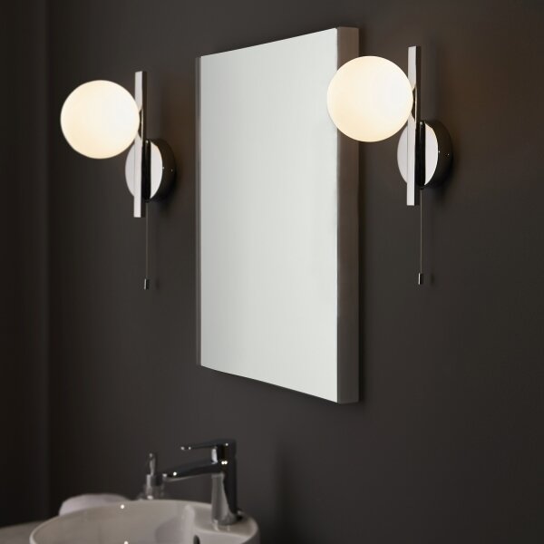 Aplică de perete pentru baie SPA Endon 94080, 1xG9/3W/230V, IP44, crom lucios