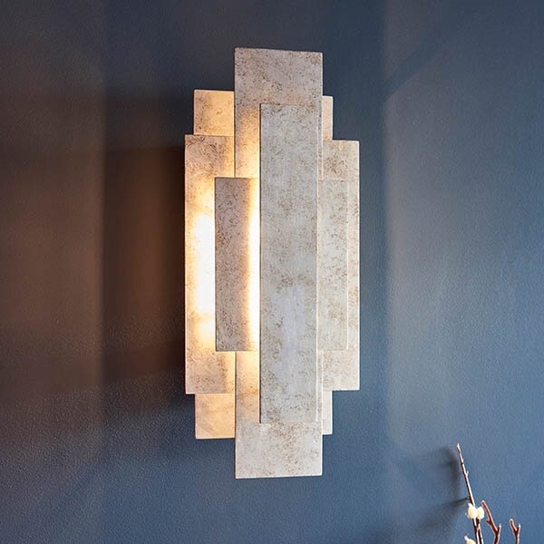 Endon 90451 - Aplica de perete ALZARE, 2 x G9, 3 W, 230 V, patină albă