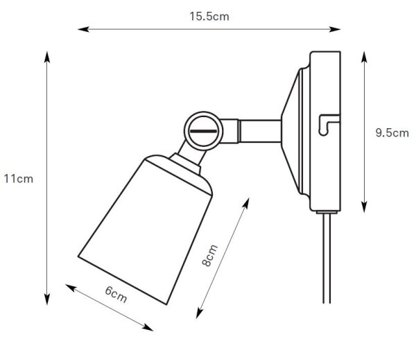 Markslöjd 108979 - Aplică spot de perete TINY 1xGU10/7W/230V, crom lucios
