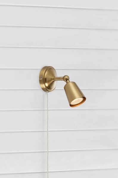 Markslöjd 108978 - Aplica spot de perete TINY, 1xGU10/7W/230V, alamă
