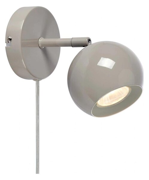 Markslöjd 108983 - Aplică de perete POP cu spot 1xGU10/7W/230V, gri