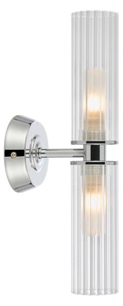 Markslöjd 109027 - Aplică de perete pentru baie RIMINI, 2xG9/20W/230V, IP44, crom lucios