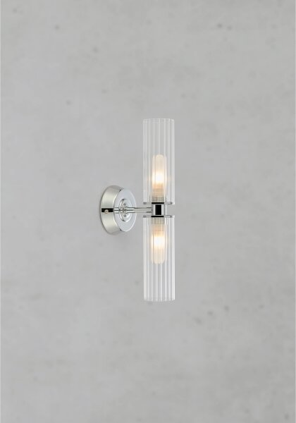 Markslöjd 109027 - Aplică de perete pentru baie RIMINI, 2xG9/20W/230V, IP44, crom lucios