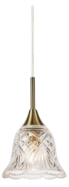 Markslöjd LUNA 109011 - Lampă suspendată pe cablu, 1xE14/40W/230V, alamă