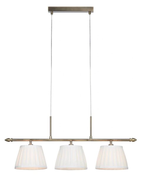 Markslöjd 108975 - Lustră suspendată pe cablu OXFORD 3xE14/40W/230V, alamă/albă