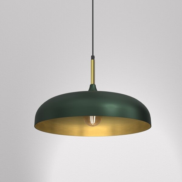 Lustră pe cablu BRILAGI ABRAHAM 1xE27/60W/230V d. 45 cm verde