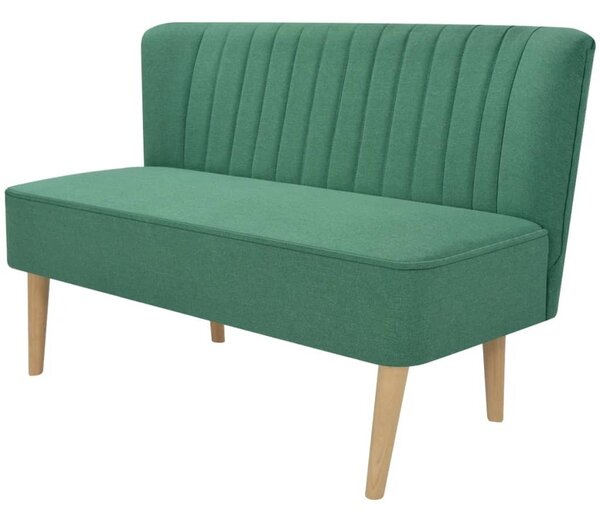 Canapea cu material textil, 117 x 55,5 x 77 cm, verde