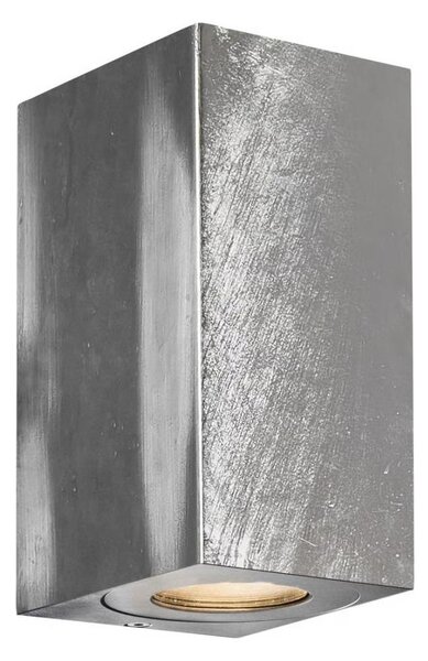 Nordlux - Aplică de perete pentru exterior CANTO 2xGU10/28W/230V IP44 argintiu
