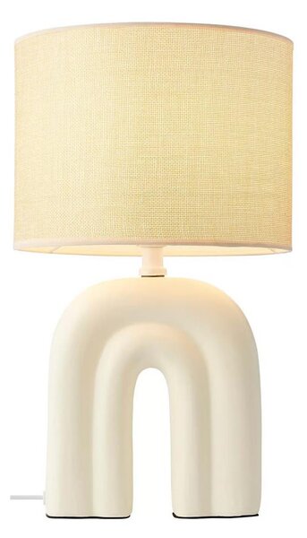Nordlux - Lampă de masă HAZE 1xE27/40W/230V bej