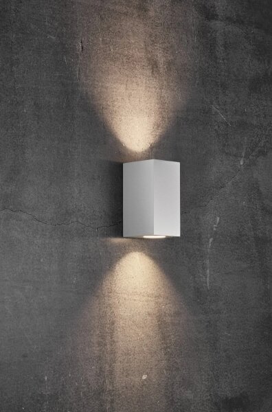 Nordlux - Aplică de exterior CANTO 2xGU10/28W/230V IP44 albă