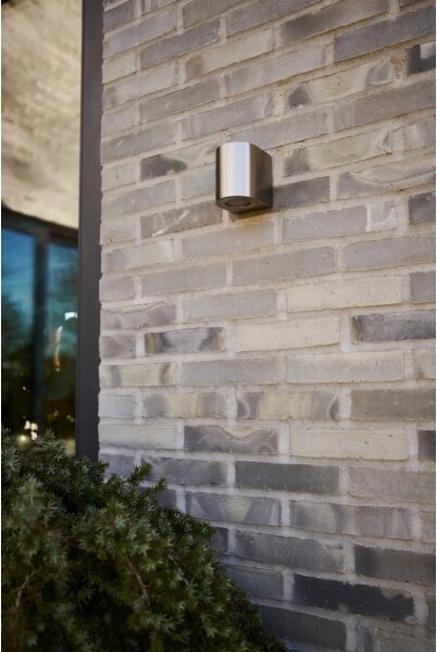 Nordlux - Aplică de perete LED pentru exterior CANTO, 2xLED/6W/230V, IP44, inox