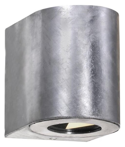Nordlux - CANTO Aplică LED de exterior pentru perete 2xLED/6W/230V IP44 argintie