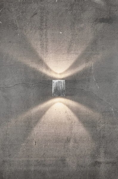 Nordlux - Aplica de perete LED pentru exterior CANTO, 2xLED/6W/230V, IP44, argintie