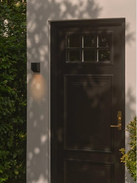 Nordlux - Aplică de perete pentru exterior NIKO 1xGU10/25W/230V IP54 neagră