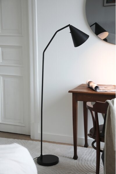 Markslöjd 108889 - Lampă de podea LED reglabilă FUNIL LED/4,9W/230V, neagră