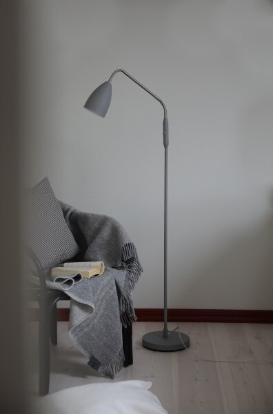 Markslöjd 108888 - Lampă de podea LED dimabilă PATRO, 4,9 W/230 V, gri