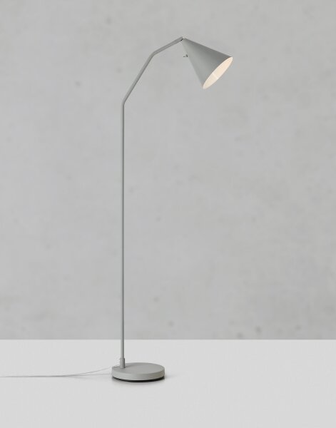 Markslöjd 108891 - Lampă de podea LED dimerizabilă FUNIL LED/4,9W/230V gri