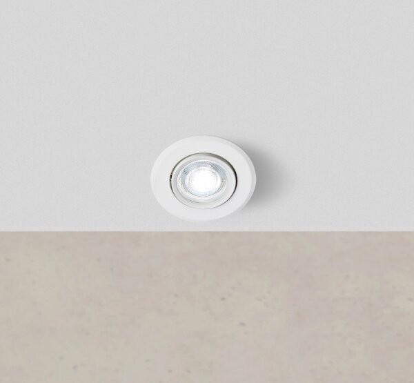 Markslöjd 108885 - Plafonieră LED dimmabilă pentru baie PLUTO LED/4,9W/230V IP44 alb