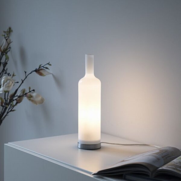 JUST LIGHT. 14006-16 - Lampă de masă BOTTLE 1xE14/25W/230V albă