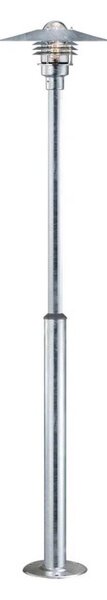 Nordlux - Lampă de exterior VEJERS 1xE27/60W/230V IP54 argintie 130 cm