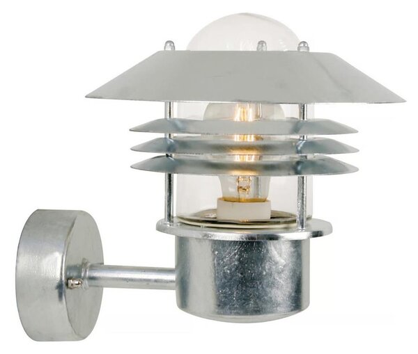 Nordlux - Aplică de exterior VEJERS 1xE27/60W/230V IP54 argintie