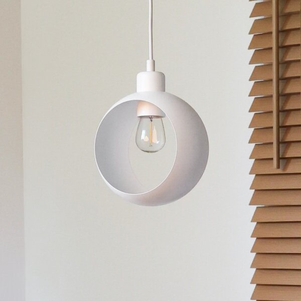 Duolla - Pendul pe cablu IRONLINE 1xE27/15W/230V, alb