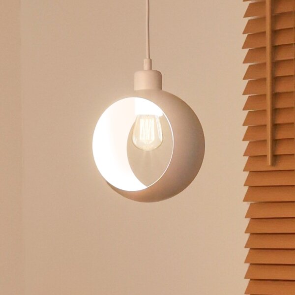 Duolla - Pendul pe cablu IRONLINE 1xE27/15W/230V, alb