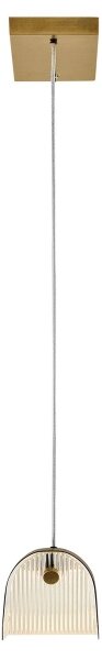 Hinkley HK-ARCO-LED-LP-117-HB - Candelabru LED ARCO suspendat pe cablu, 43W, 230V, 3000K, finisaj auriu