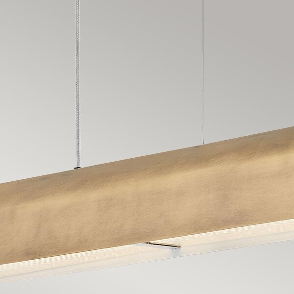 Hinkley HK-ARCO-LED-LP-117-HB - Candelabru LED ARCO suspendat pe cablu, 43W, 230V, 3000K, finisaj auriu