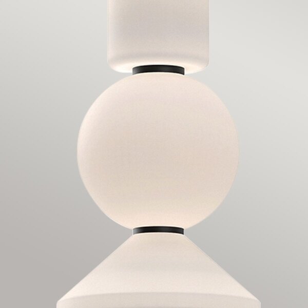 Alora Mood ALM-BIJOU-P3-MB - Pendul suspendat BIJOU, LED/20W/230V, 3000K, negru