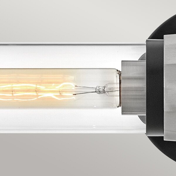 Hinkley HK-ELLISON2-BK-BN - Aplica de baie ELLISON 2xE27/40W/230V IP44 neagră