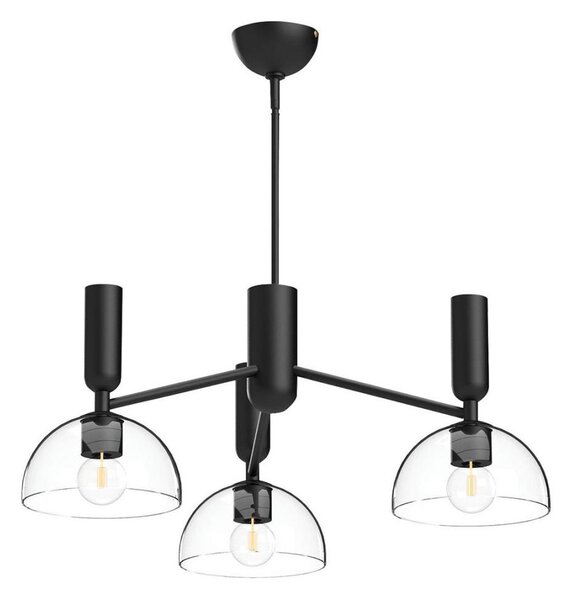 Alora Mood ALM-JUDE3-MB-CL - Lustră pe tijă JUDE, 3xE27/60W/230V, neagră