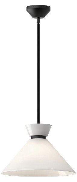 Alora Mood ALM-HALSTON-P-M-BK - Lustră cu tijă HALSTON, 1xE27/60W/230V, neagră