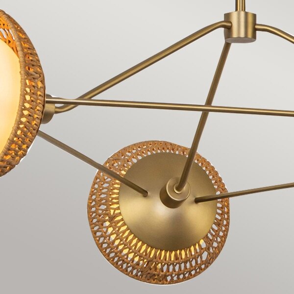 Alora Mood ALM-PERTH3-GD - Lustra PERTH pe tijă 3xE14/40W/230V auriu