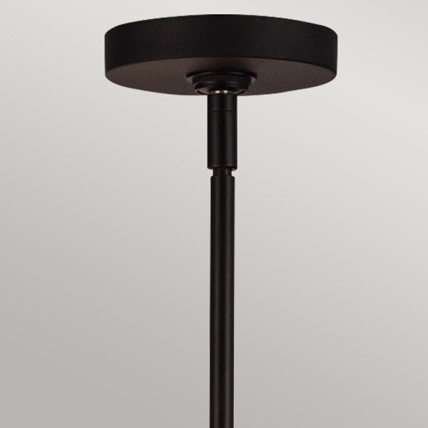 Alora Mood ALM-SYLVIA4-BK-CL - Lustră SYLVIA pe tijă, 4xE14/40W/230V, negru