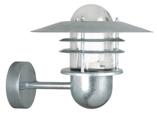 Nordlux - Aplică de perete pentru exterior AGGER, 1xE27/60W/230V, IP54, argintie