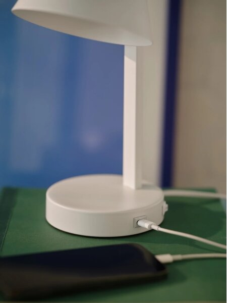 Nordlux - Lampă de masă WILMER 1xE14/40W/230V albă