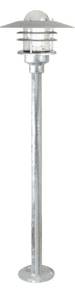 Nordlux - Lampă de exterior AGGER 1xE27/60W/230V IP54 argintie 83 cm