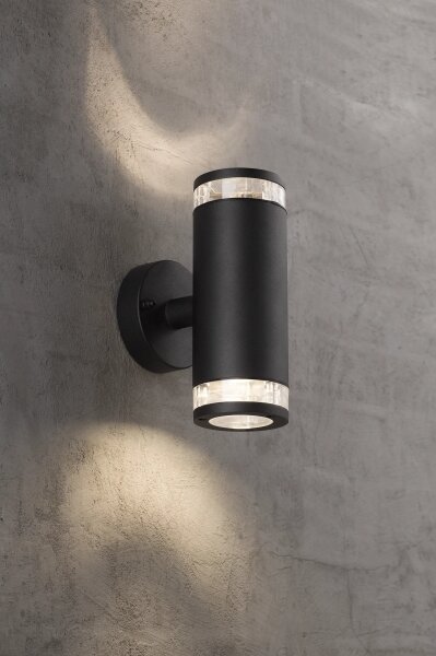 Nordlux - Aplică de exterior BIRK 2xGU10/28W/230V IP44