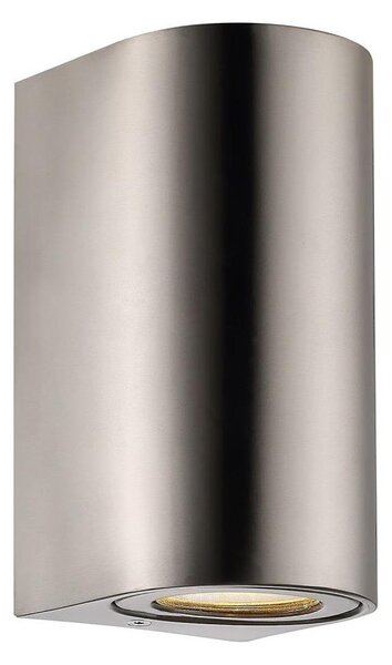Nordlux - Aplica de exterior CANTO 2xGU10/28W/230V IP44 inox