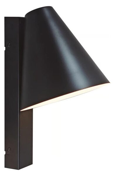 Nordlux - Aplica de perete WILMER cu USB 1xE14/40W/230V, neagră