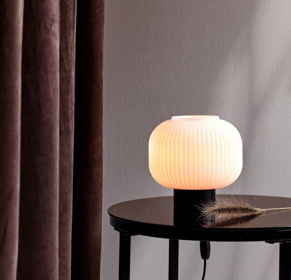 Nordlux - Lampă de masă MILFORD 1xE27/40W/230V neagră
