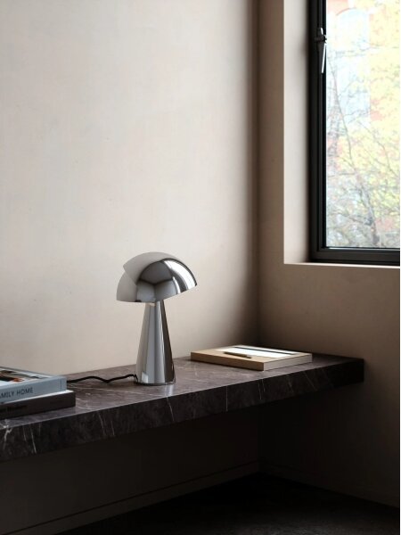 Lampă de masă ALIGN DFTP by Nordlux 1xE27/25W/230V crom lucios