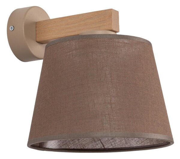 Brilagi - Lampă de perete LATTE SABIA 1xE27/15W/230V pin/maro