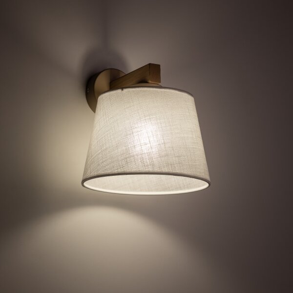 Brilagi - Lampă de perete LATTE SABIA 1xE27/15W/230V pin/alb