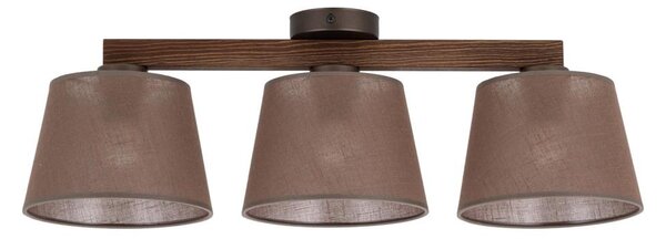 Brilagi - Lustră aplicată LATTE 3xE27/15W/230V pin/maro