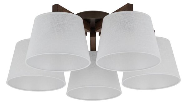 Brilagi - Lustră aplicată LATTE 5xE27/15W/230V pin/alb